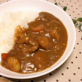 ぱぱっとできる！豚こまカレー